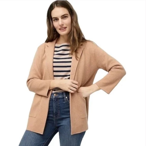 J. Crew 365 Sophie Open-Front Sweater Blazer - Picture 1 of 10